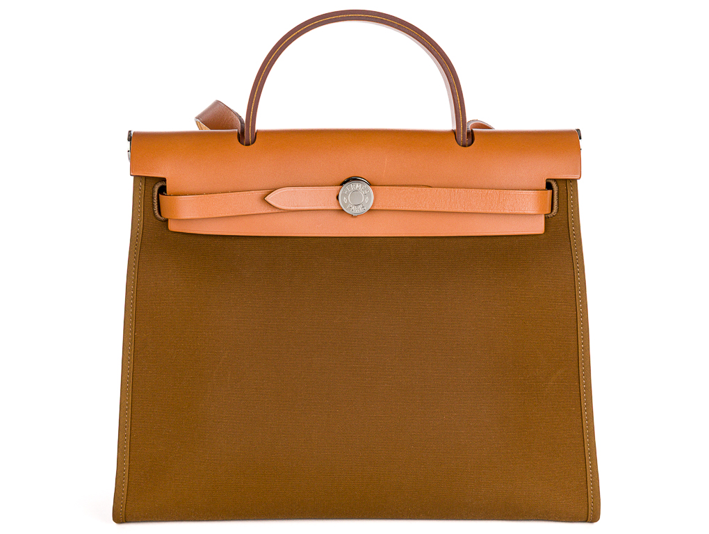 Hermès Brown Herbag 31 Bag
