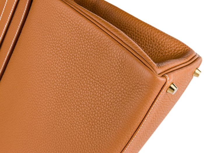 Hermès Gold Tone Kelly 35 Bag - Image 4