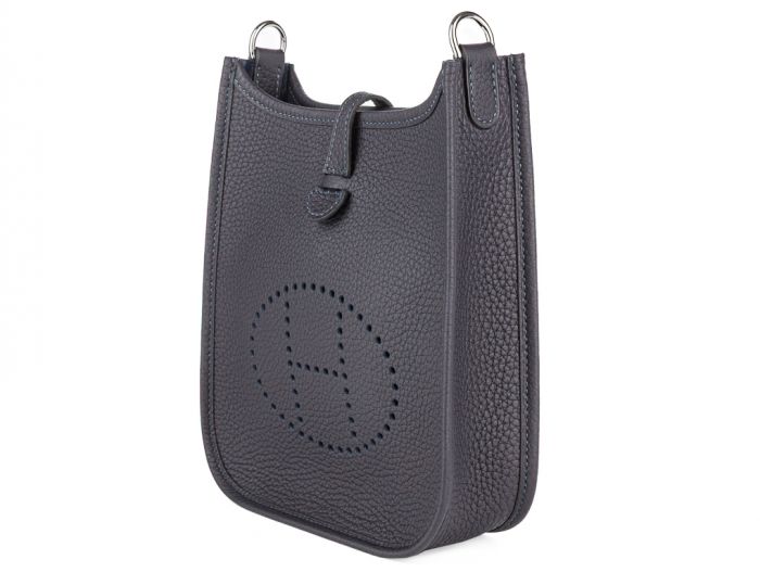 Hermes Mini 16cm Black Evelyne Crossbody Bag - Image 2