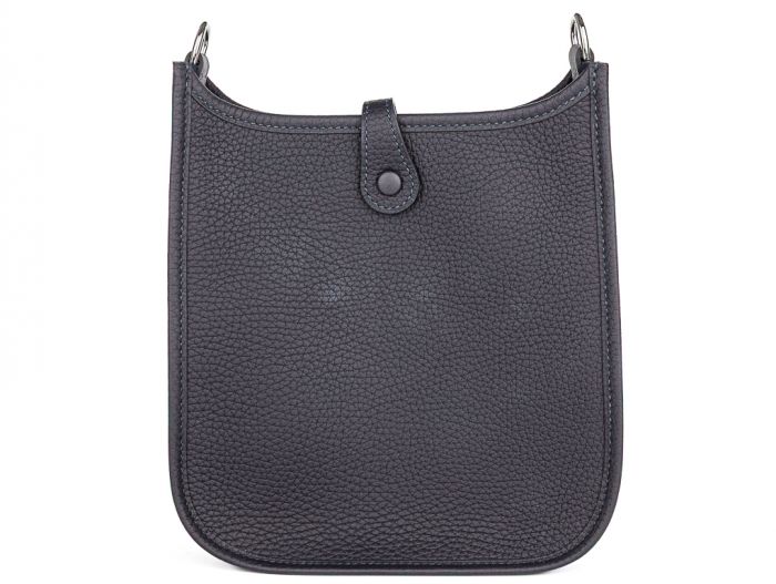 Hermes Mini 16cm Black Evelyne Crossbody Bag - Image 5