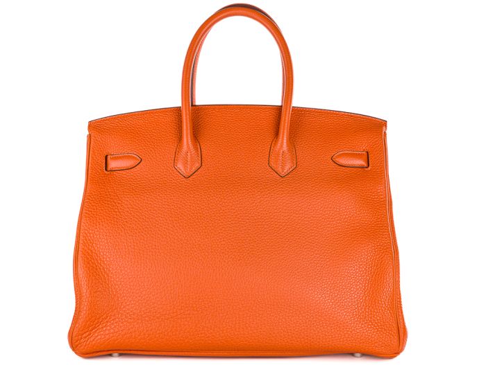 Hermes Orange Birkin 35cm Bag - Image 4
