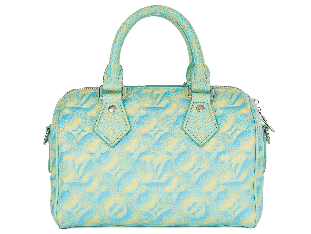 Louis Vuitton Water Green Empreinte Monogram Summer Stardust Speedy 20 Bag