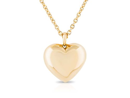 Mappin & Webb 18ct Yellow Gold Heart Necklace (1)