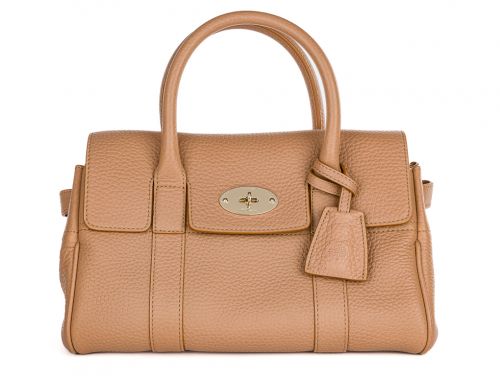 Mulberry Small Bayswater Nude Leather Bag (2)