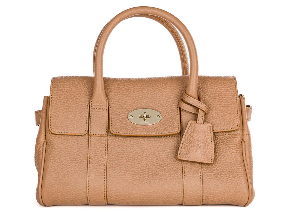 Mulberry Small Bayswater Nude Leather Bag (2)