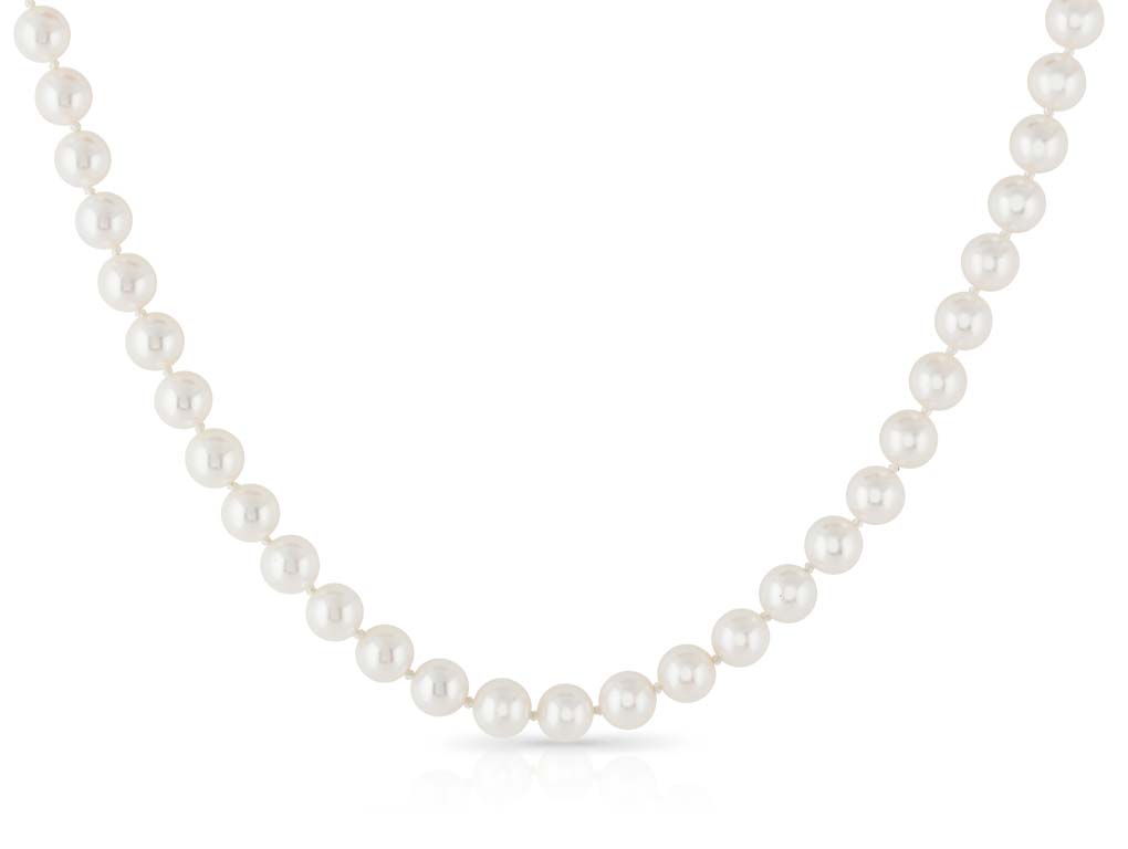 Pearl & Diamond Choker 18ct Yellow Gold (1)