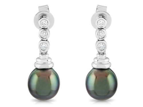 Pearl & Diamond Earrings (1)