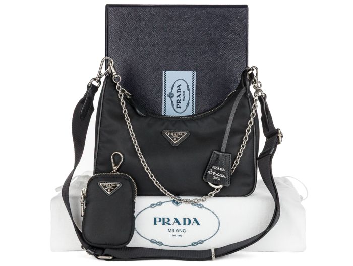 Prada Black Re-Edition 2005 Re-Nylon bag - Image 6