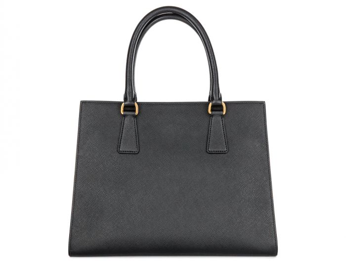 Prada Black Saffiano Lux Tote Medium Shoulder Bag - Image 5