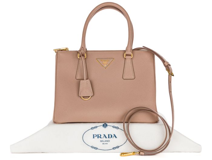 Prada Medium Powder Pink Galleria Saffiano Leather Bag - Image 6