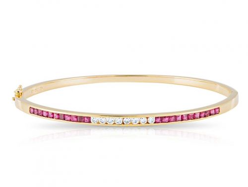 Ruby and Diamond Bangle (1)