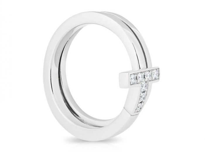 Tiffany & Co Diamond T Ring - Image 2