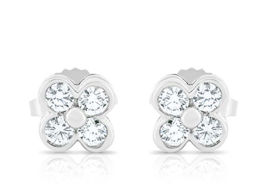 Tiffany & Co Lace Flower Stud Earrings