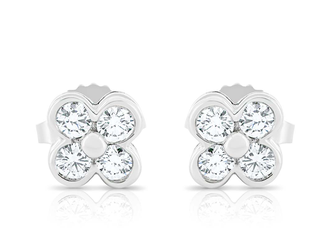 Tiffany & Co Lace Flower Stud Earrings