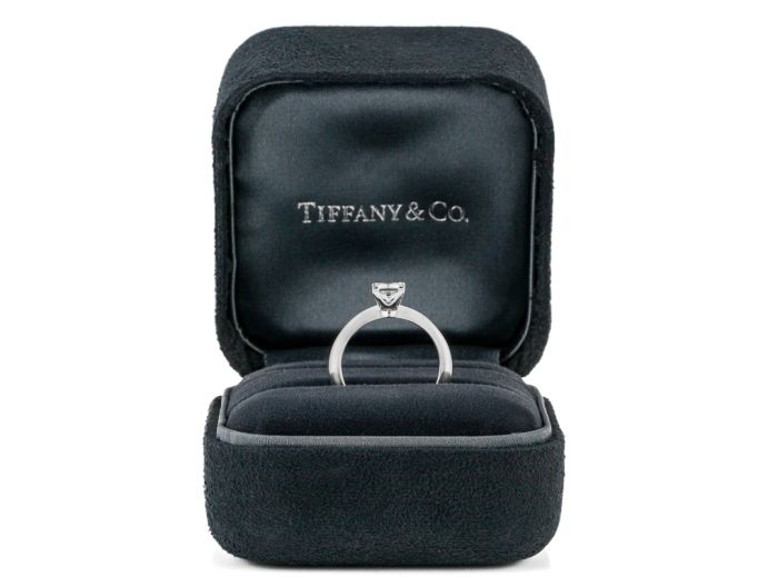 Tiffany Princess Cut Solitaire 0.51ct Diamond Ring (4)
