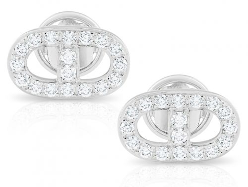 0.61ct Diamond Link Earrings