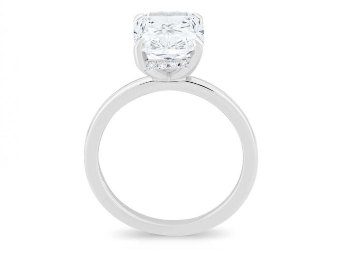 3.71ct Cushion Brilliant Laboratory Diamond Ring