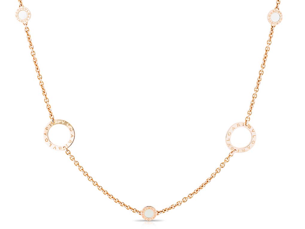 Bvlgari Mother of Pearl Sautoir Necklace