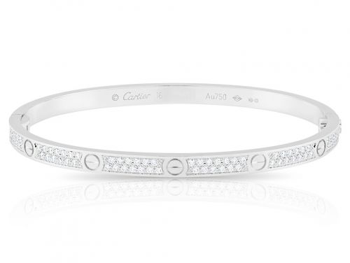 Cartier Diamond Small Model Paved Love Bracelet