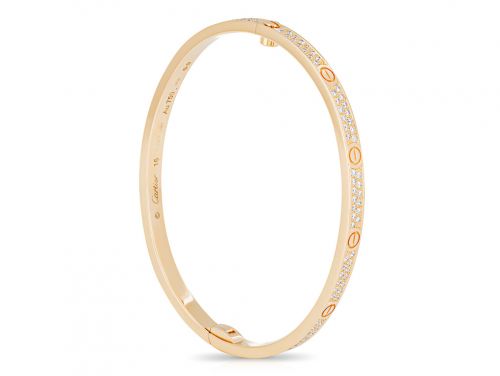 Cartier Diamond Small Model Paved Love Bracelet