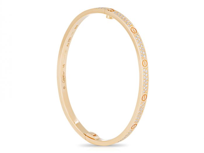 Cartier Diamond Small Model Paved Love Bracelet