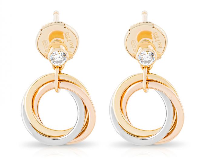 Cartier Diamond Trinity Earrings (1)