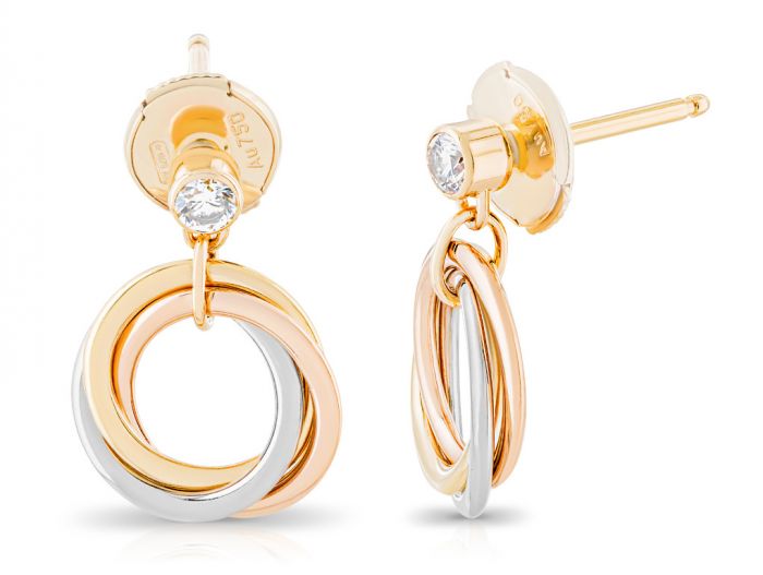 Cartier Diamond Trinity Earrings - Image 2