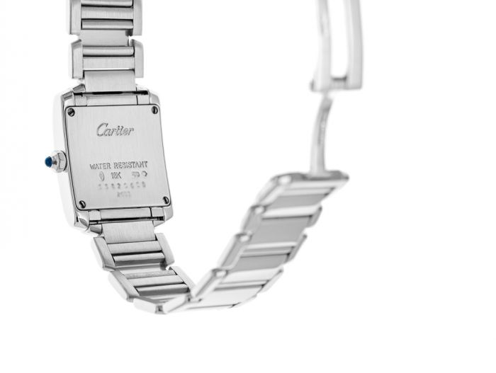 Cartier Tank Francaise 25mm Watch in White Gold - Image 4