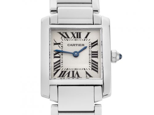 Cartier Tank Francaise 25mm Watch in White Gold
