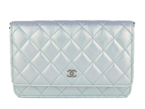 Chanel Iridescent Lambskin Wallet on Chain Bag