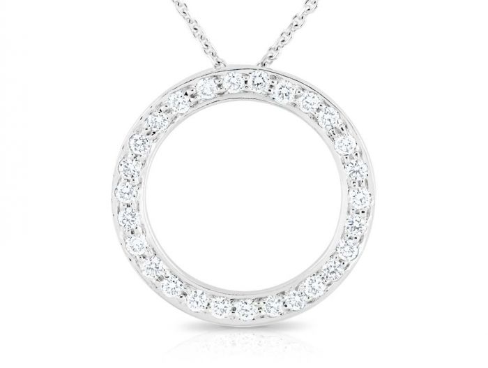 Circular Diamond Necklace