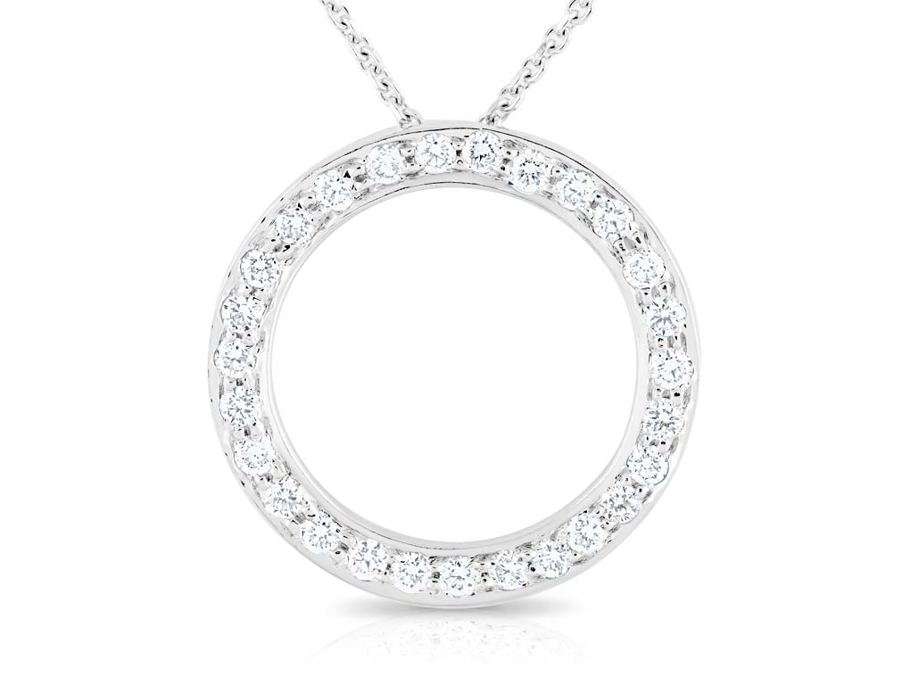 Circular Diamond Necklace