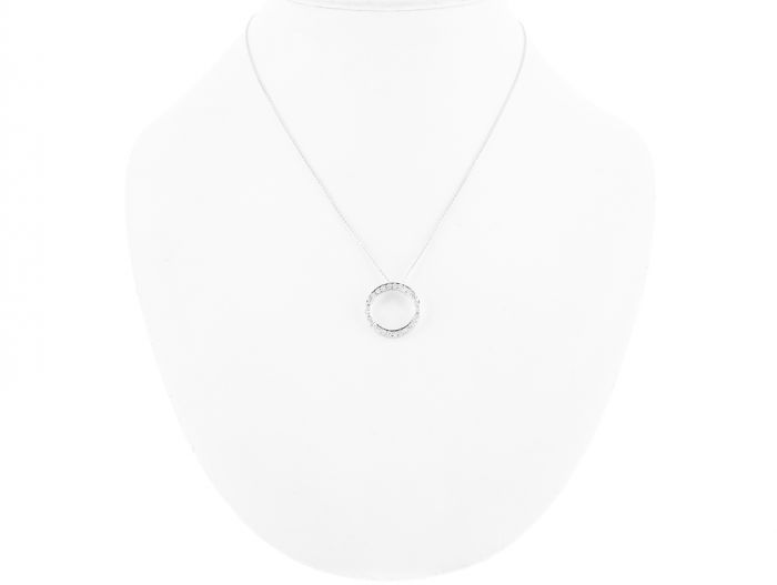 Circular Diamond Necklace