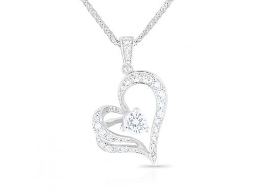 Diamond Heart Necklace (1)
