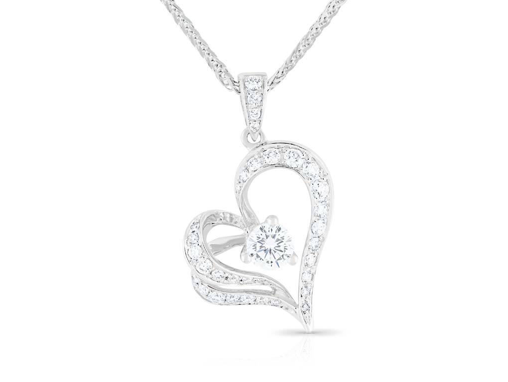 Diamond Heart Necklace (1)