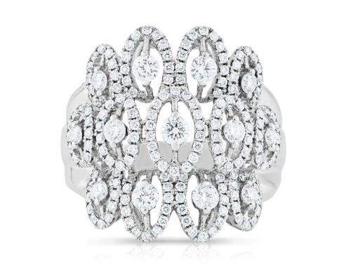 Dusoul Diamond Cocktail Ring (1)