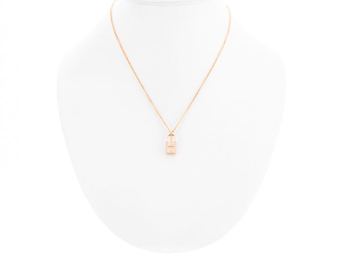 Hermès Diamond Kelly Cadenas Pendant Necklace - Image 3