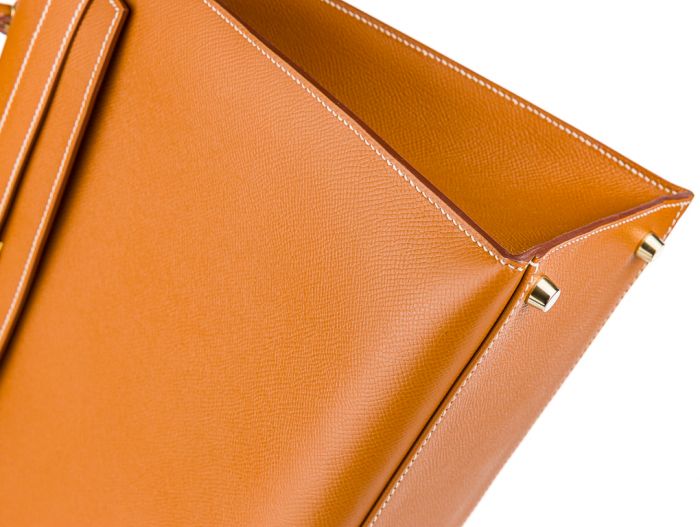 Hermès Gold Tone Kelly 40 Bag - Image 3