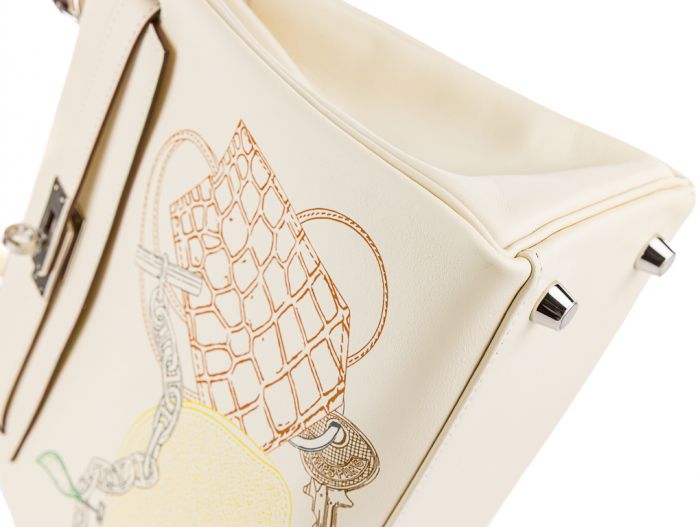 Hermès Kelly 25 In And Out Swift Leather Handbag - Image 3