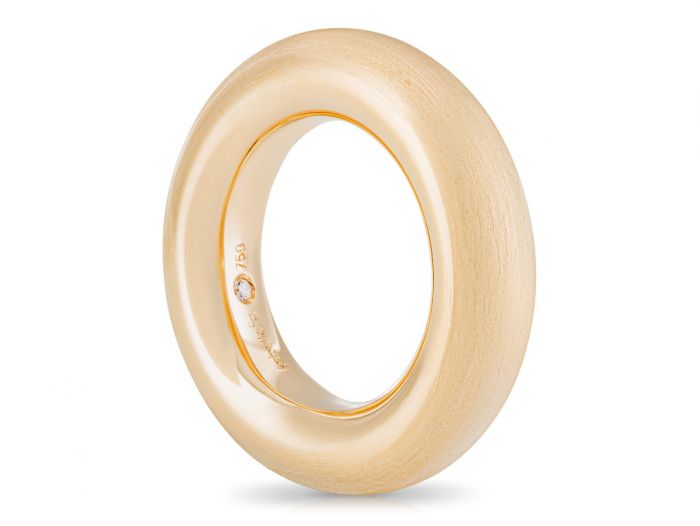 IsabelleFa Chunky Ring with Hidden Diamond - Image 2