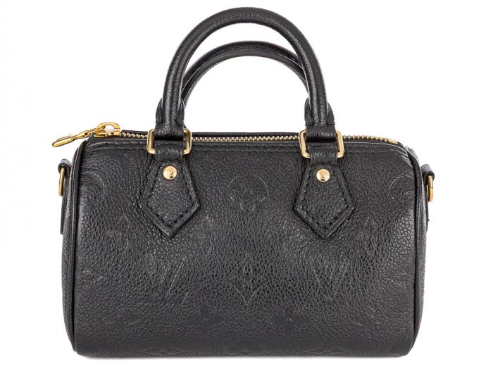 Louis Vuitton Black Nano Speedy Bag - Image 5