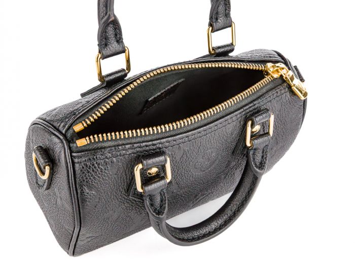 Louis Vuitton Black Nano Speedy Bag - Image 4