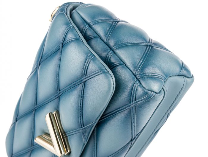 Louis Vuitton Blue GO 14 Shoulder Bag - Image 3