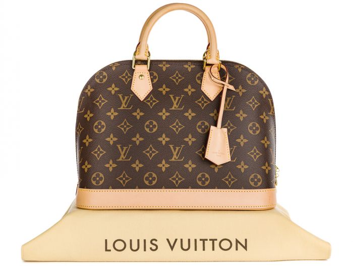 Louis Vuitton Brown Alma PM Bag - Image 6
