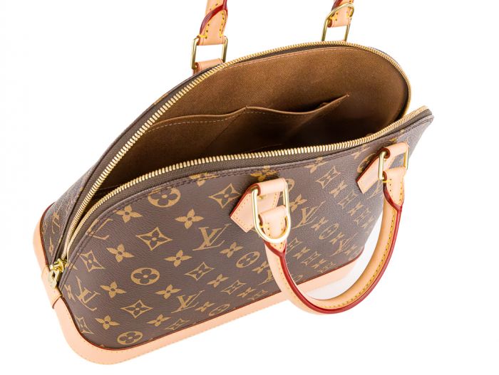 Louis Vuitton Brown Alma PM Bag
