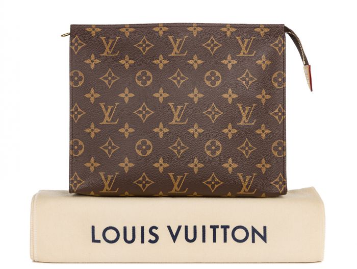 Louis Vuitton Brown Monogram Canvas Toiletry Pouch - Image 6