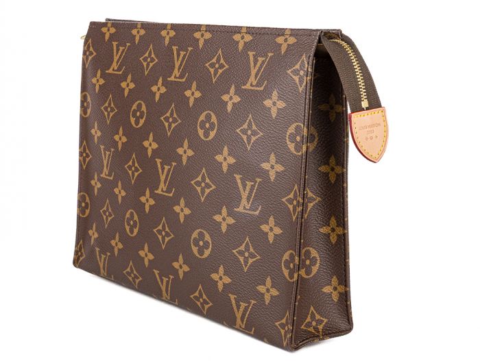 Louis Vuitton Brown Monogram Canvas Toiletry Pouch - Image 2