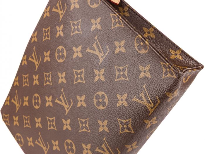 Louis Vuitton Brown Monogram Canvas Toiletry Pouch - Image 3
