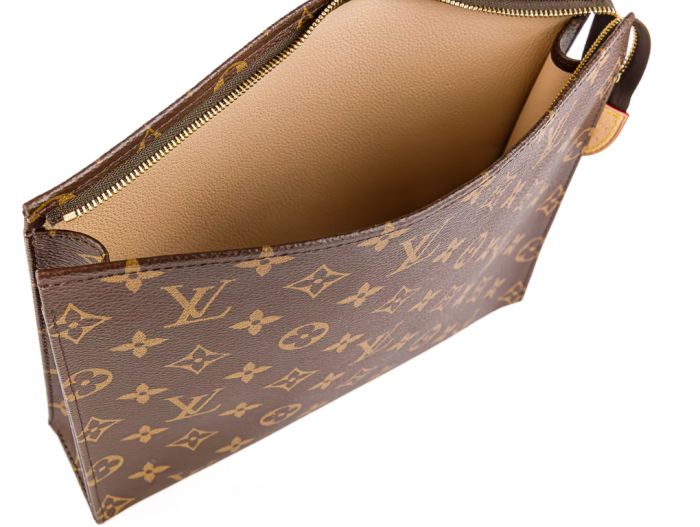 Louis Vuitton Brown Monogram Canvas Toiletry Pouch - Image 4