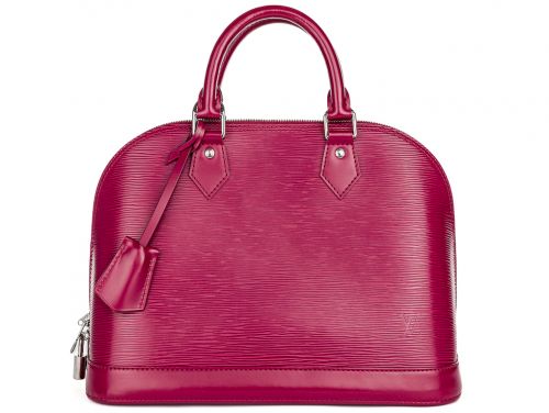 Louis Vuitton Pink Epi Leather Alma PM Bag